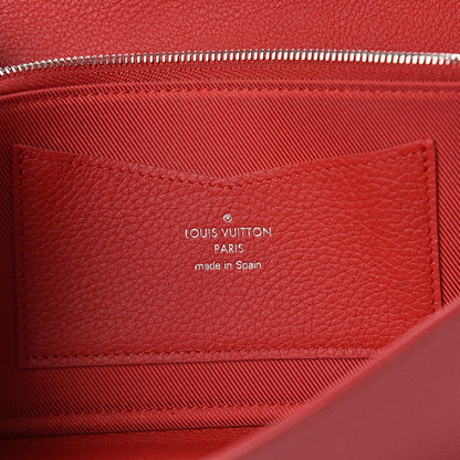 Louis Vuitton Calfskin Lockme II Wallet Rubis 6 of 10