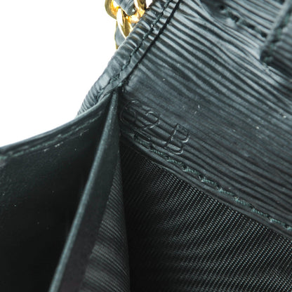 Prada Vitello Move Oro Chain Wallet Nero Black 7 of 7