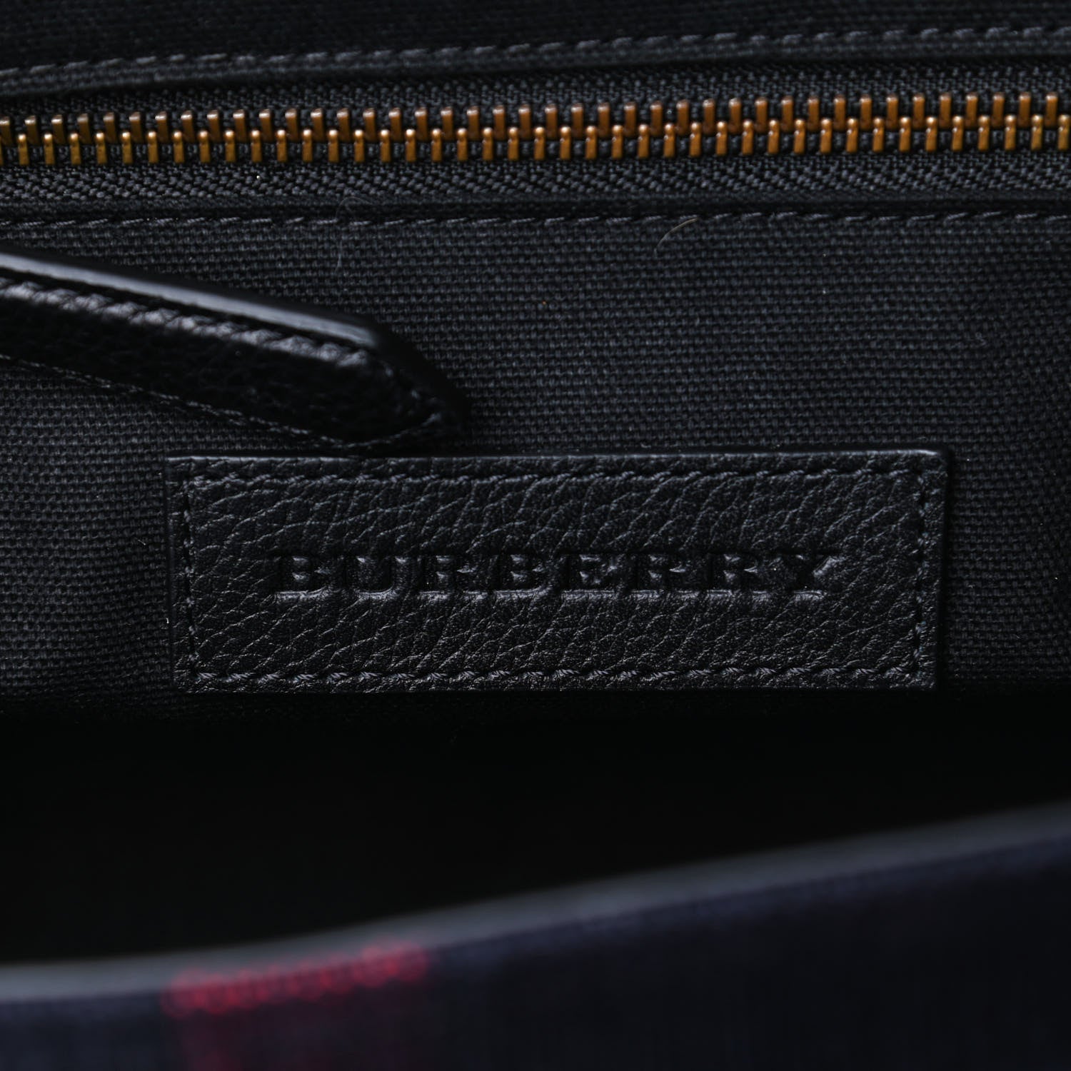 Burberry Canvas Mega Check Small Baildon Messenger Bag Navy 10 of 10