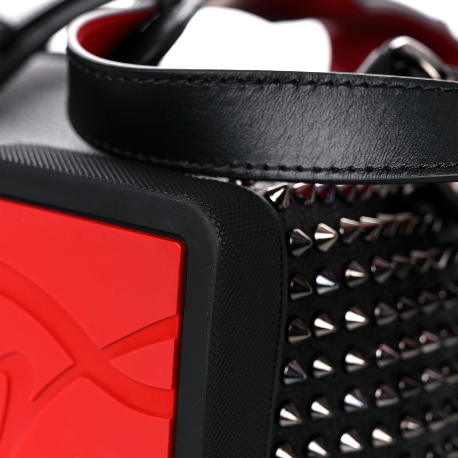 Christian Louboutin Calfskin Spiked Explorafunk Backpack Black 12 of 12