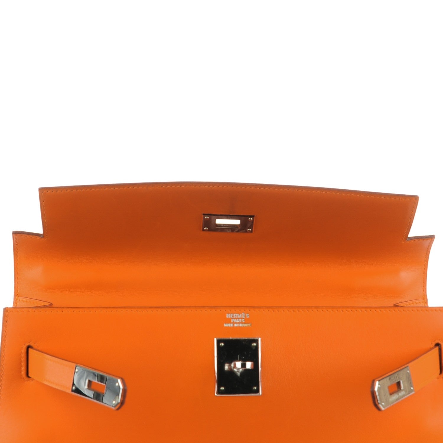Hermes Box Kelly Sellier 32 Orange 18 of 28