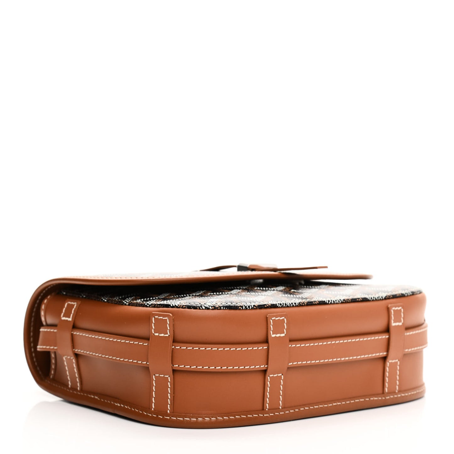 Goyardine Belvedere II PM Messenger Bag Black Gold