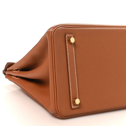 Hermes Togo Birkin 30 Gold 10 of 11