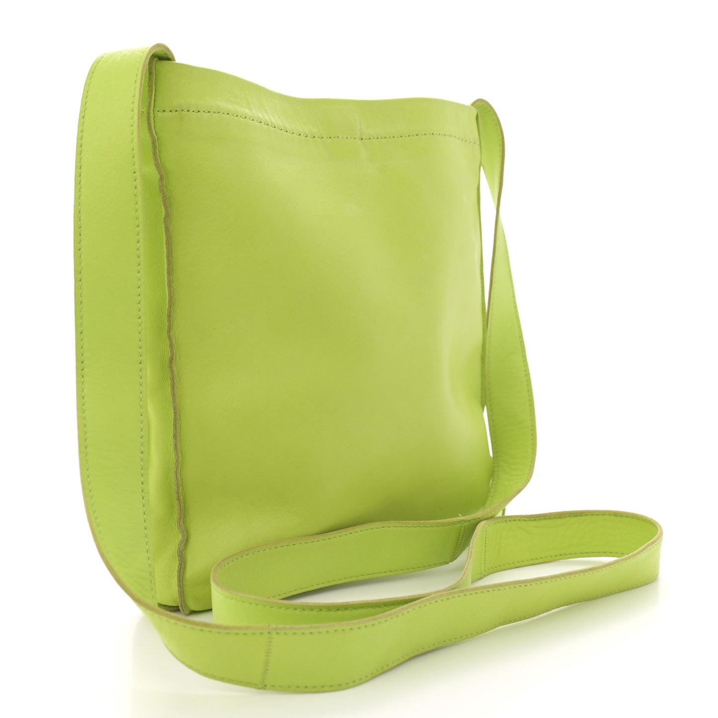 Lambskin Clou De Selle Pouch Kiwi