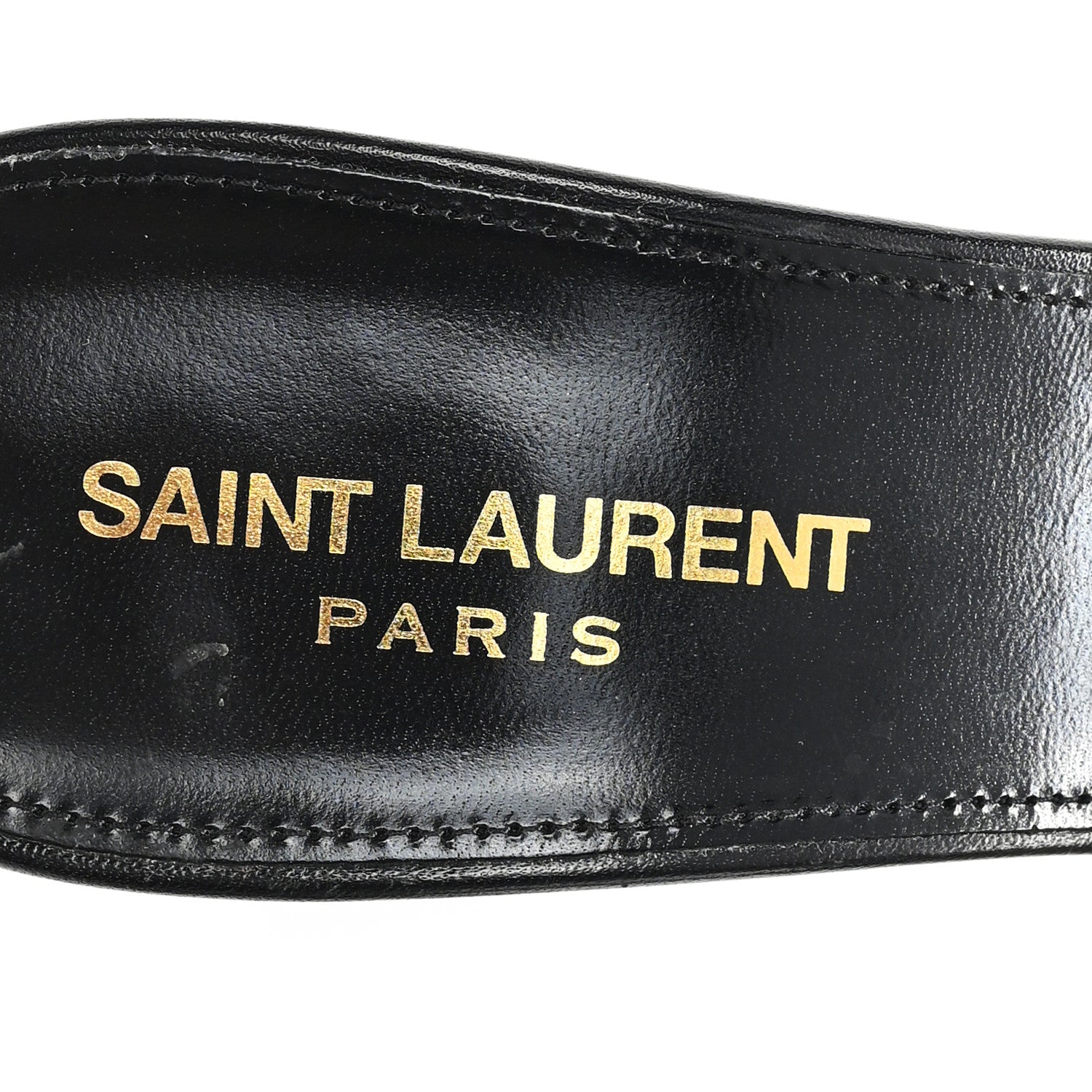 Saint Laurent Raffia Calfskin La 16 95 Mule Sandals 39 Cammello 7 of 10