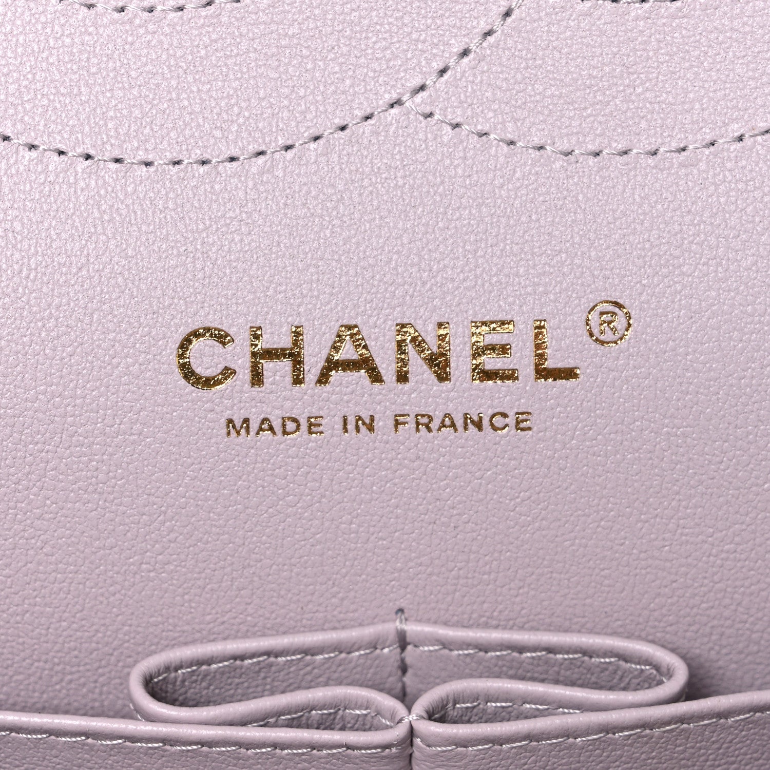 Chanel Caviar Quilted Jumbo Double Flap Light Purple 6 of 10