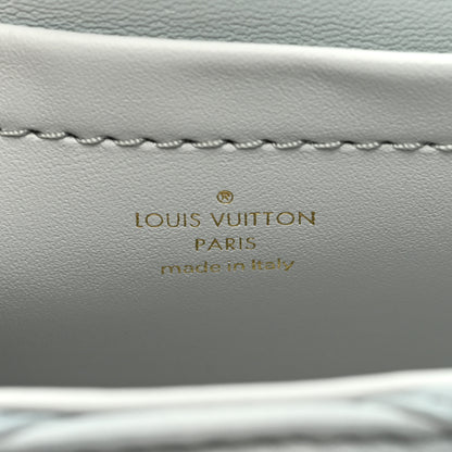 Louis Vuitton Lambskin Malletage Pico GO-14 Ecume Gray 6 of 8