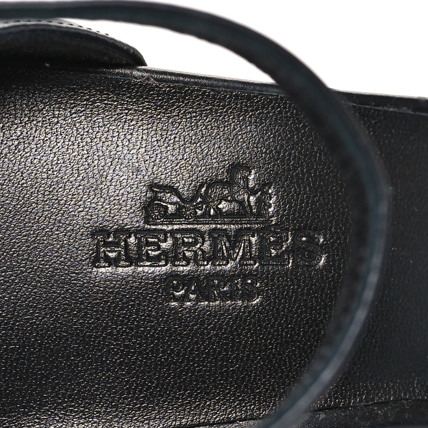 Hermes Calfskin Joy 105 Sandals 38.5 Black 8 of 9