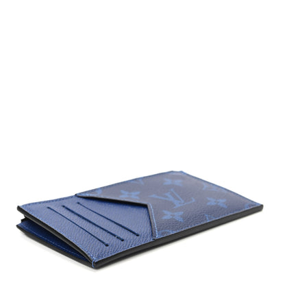 Louis Vuitton Monogram Taiga Coin Card Holder Cobalt 4 of 6