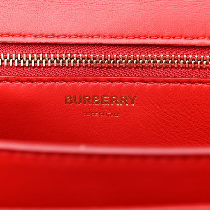 Burberry Calfskin Medium TB Bag Bright Red 6 of 12