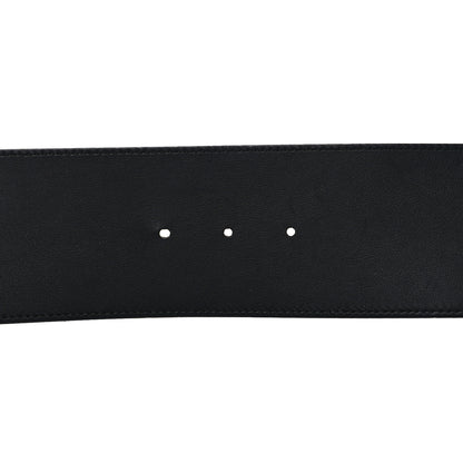 Gucci Calfskin Double G Wide Belt 100 40 Black 4 of 5