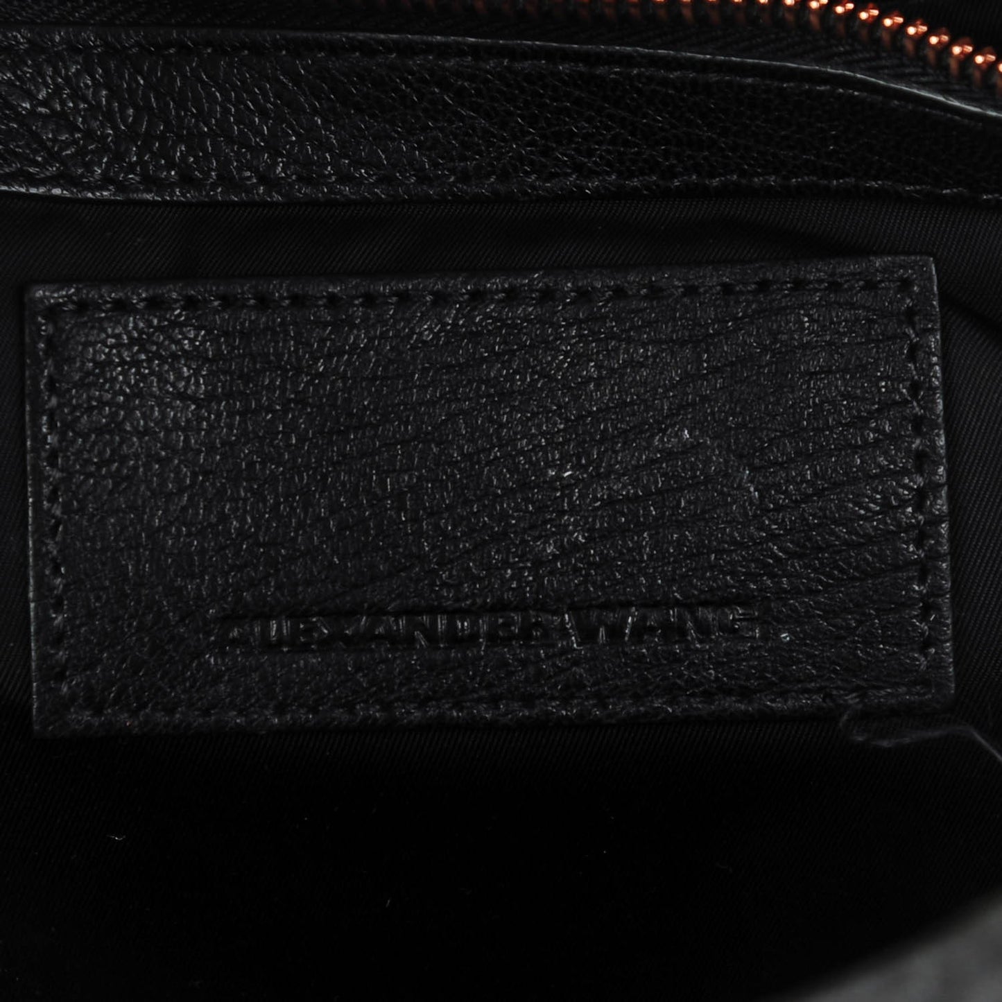 Pebbled Lambskin Dumbo Backpack Black Rose Gold Hardware