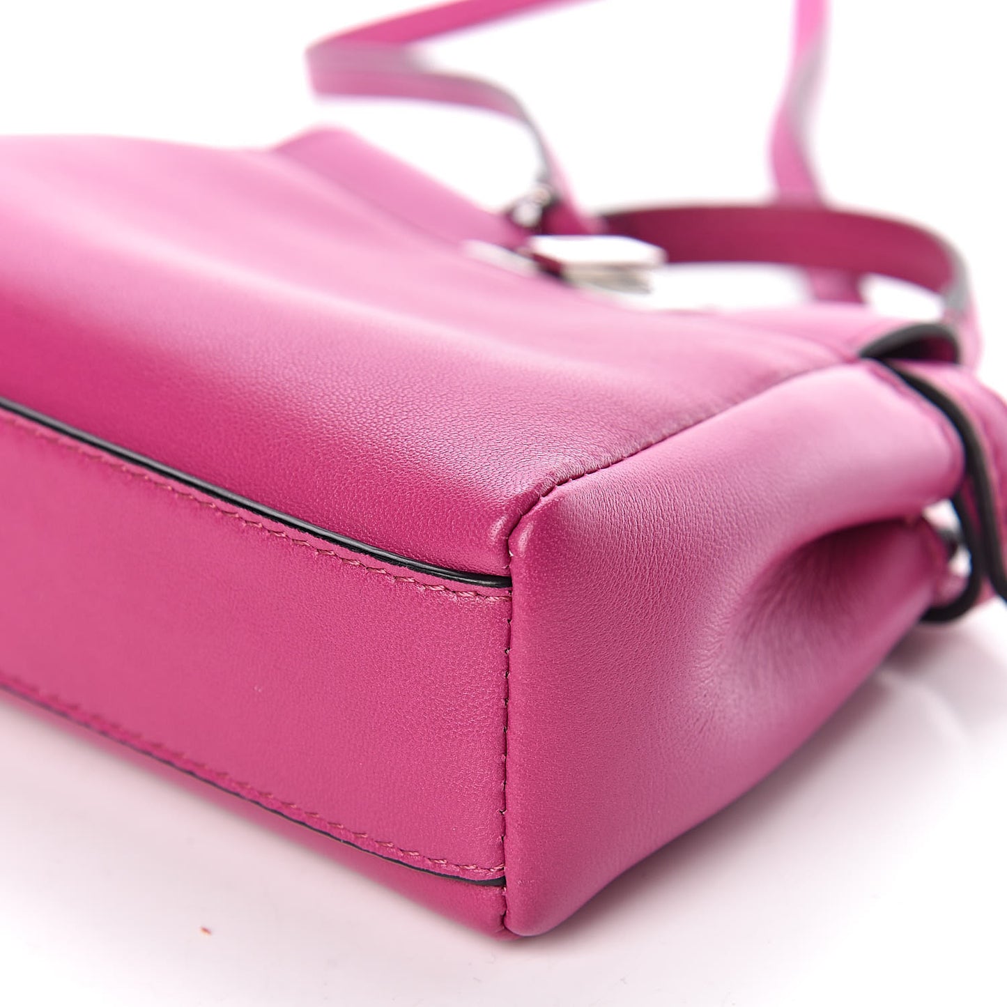 Nappa Micro Peekaboo Iconic Satchel Magenta