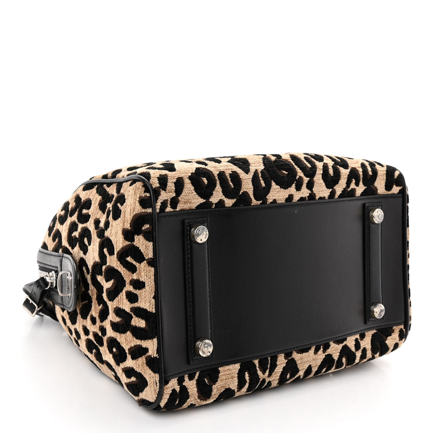 Jacquard Velvet Leopard Print Stephen Sprouse Speedy