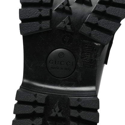 Gucci Real Betis Glamour Calfskin Horsebit Womens Mocassin Loafers 39 Black 7 of 10