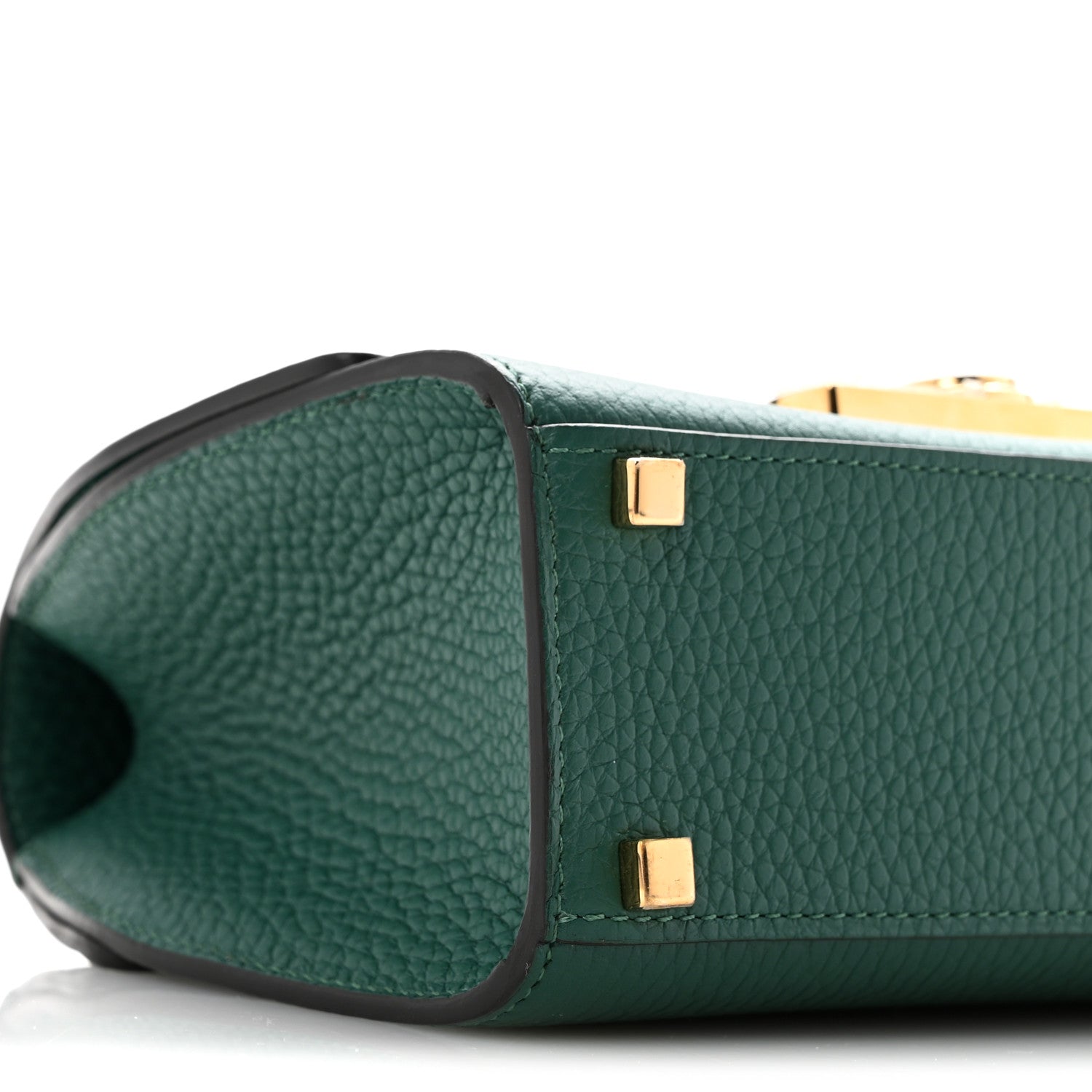 Moynat Taurillon Blush Rejane BB Emerald 9 of 11
