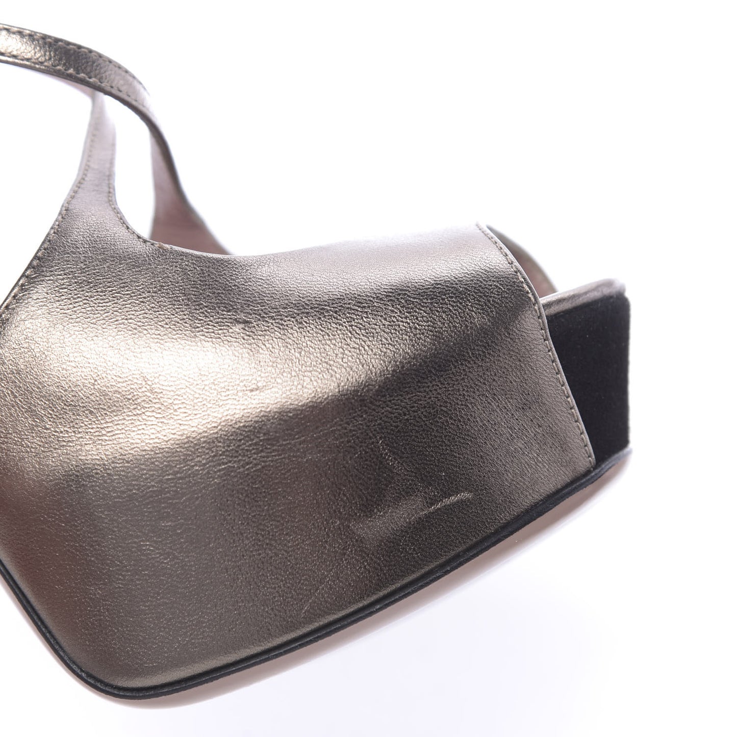 Metallic Nappa Lili Platform Pumps 36 Sasso