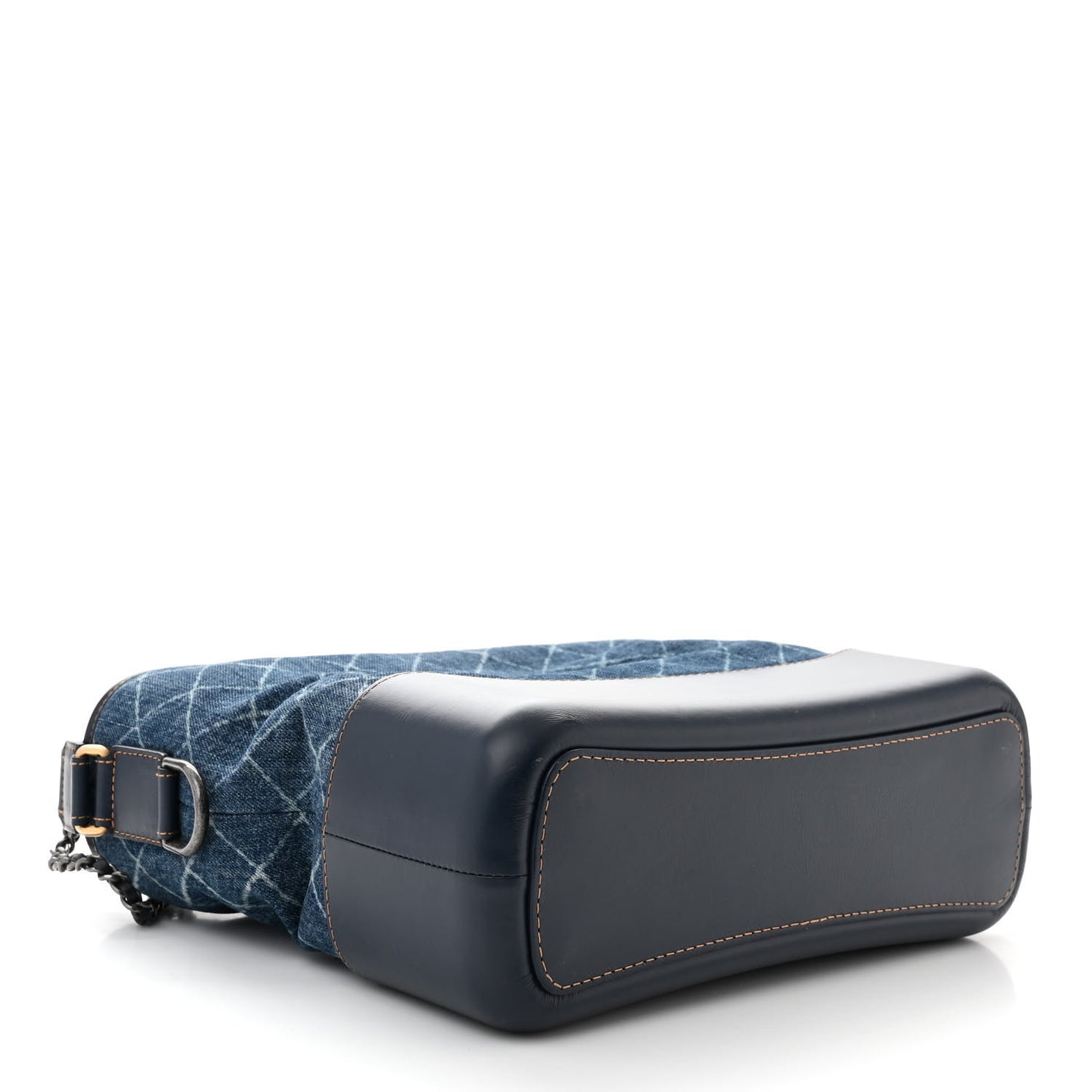 Denim Calfskin Medium Gabrielle Hobo Blue