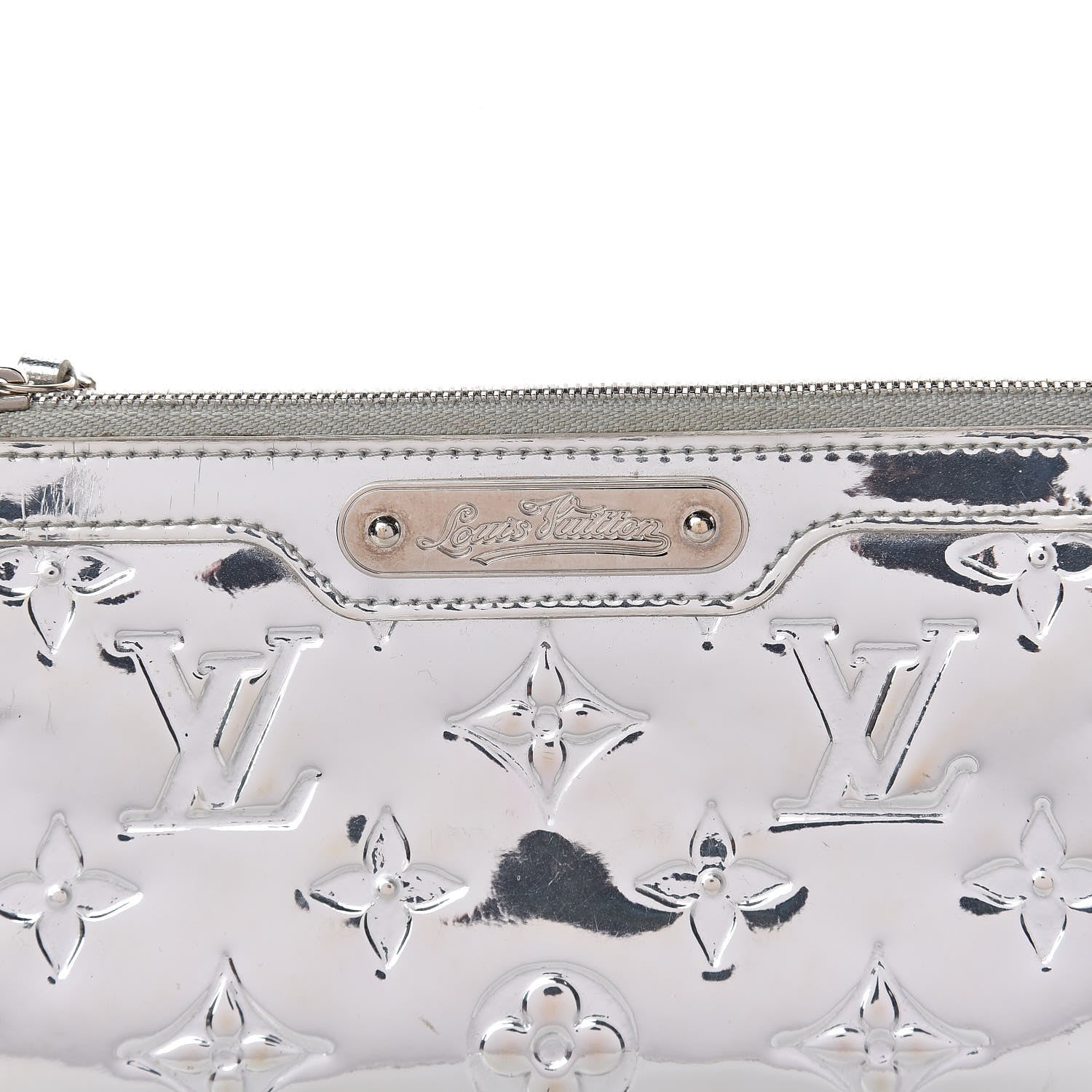 Louis Vuitton Monogram Miroir Trousse Cosmetic Bag Silver 12 of 14