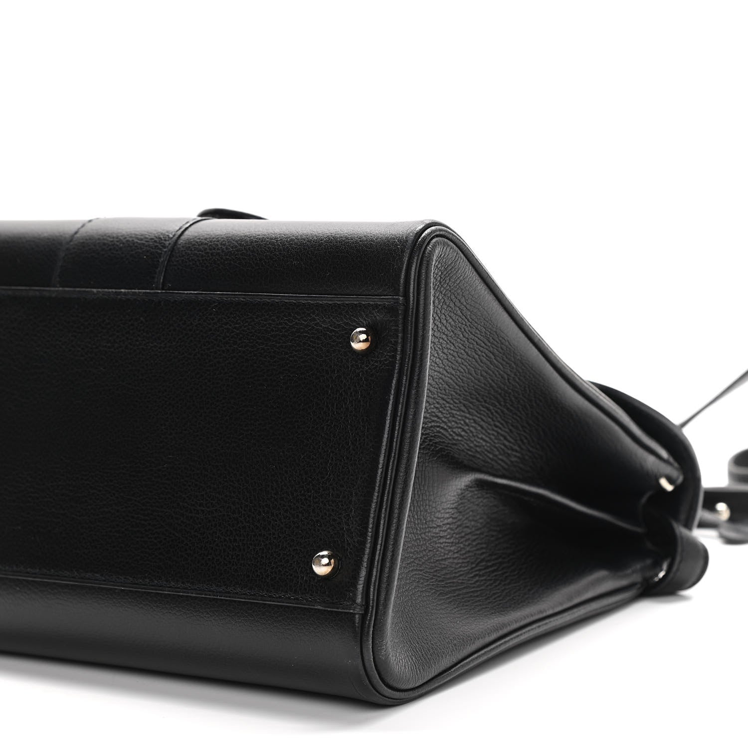 Delvaux Grained Calfskin PM Brillant Satchel Black 10 of 12