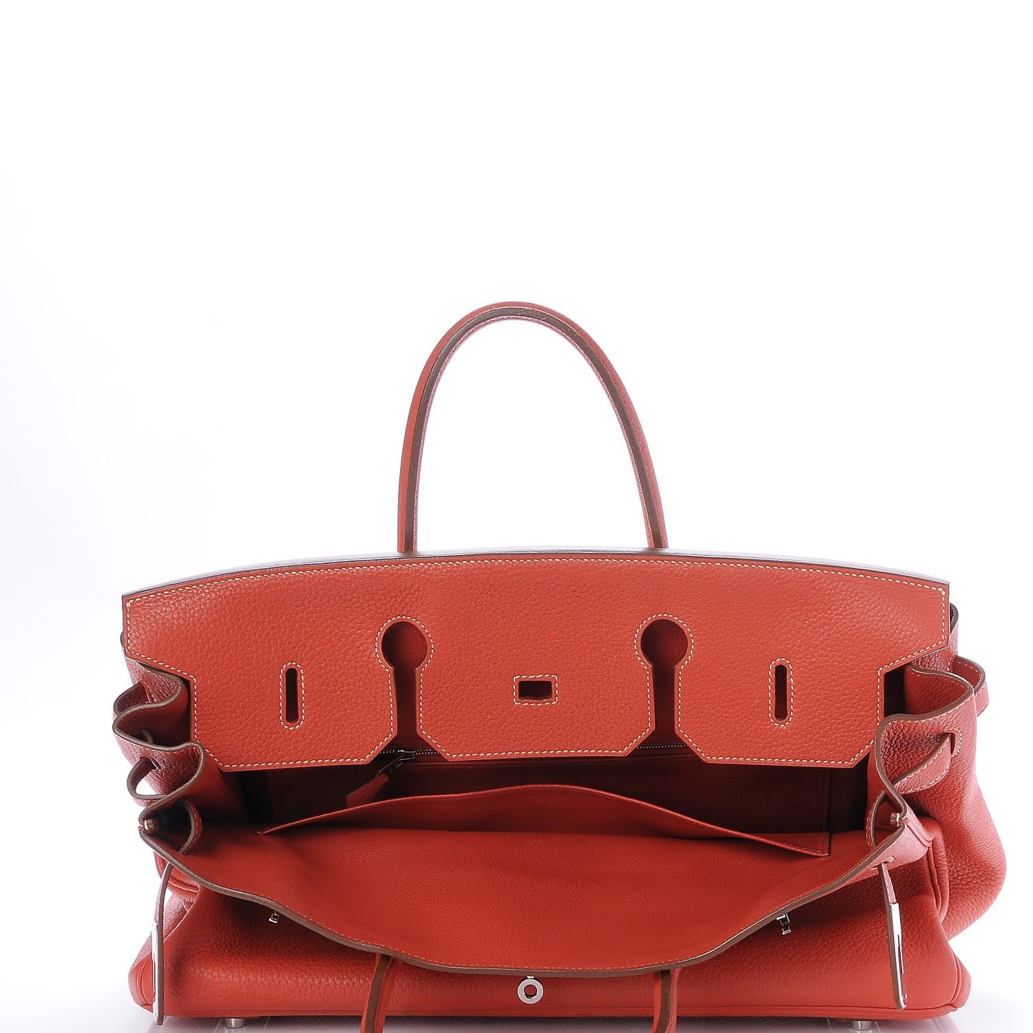 Hermes Taurillon Clemence Birkin 40 Sanguine 17 of 26