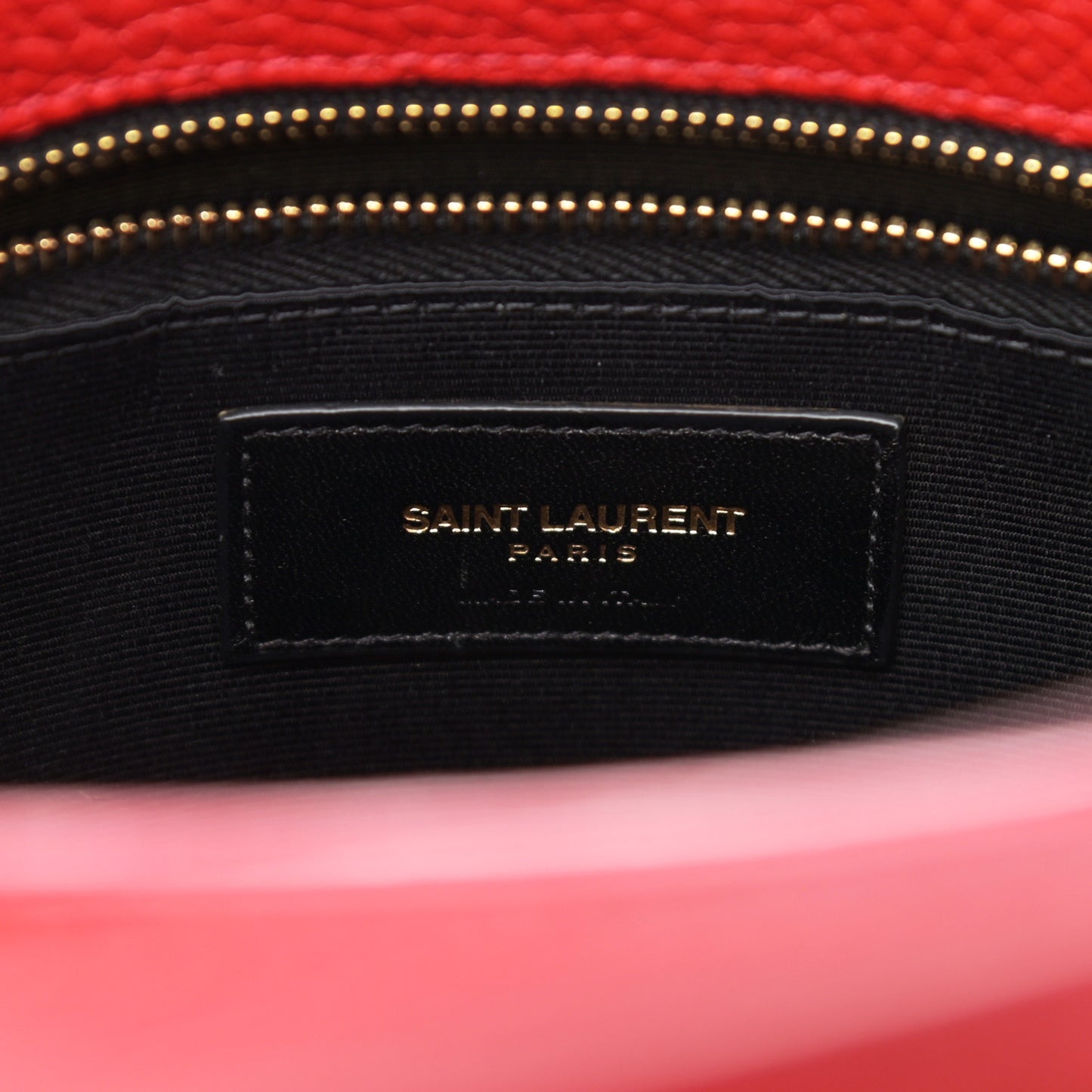 Grained Calfskin Small Sac De Jour Lipstick Red