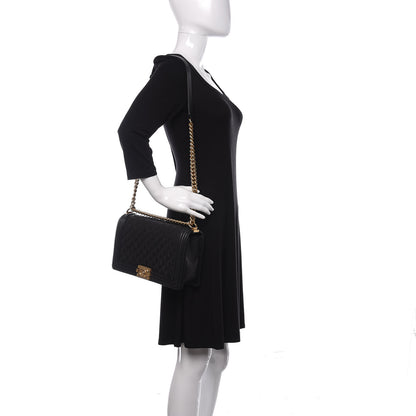Chanel Caviar Quilted New Medium Boy Flap Black 2 of 11