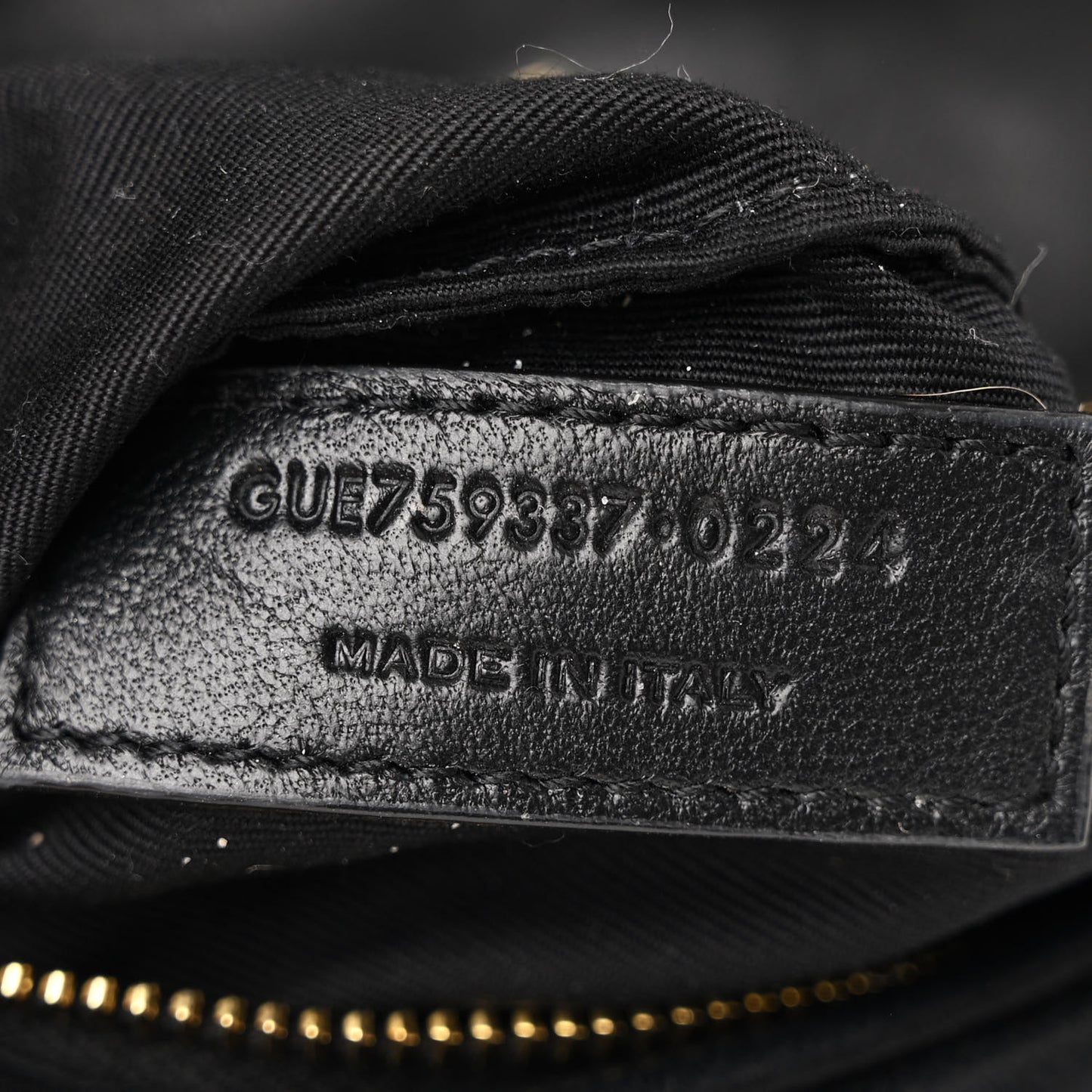 Lambskin Quilted Toy Loulou Puffer Monogram Chain Satchel Black