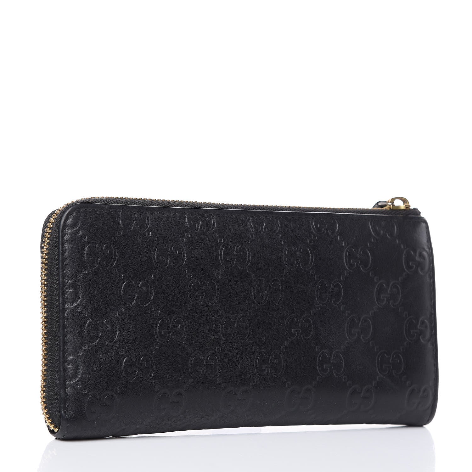 Gucci Guccissima Donna Long Wallet Black 3 of 13