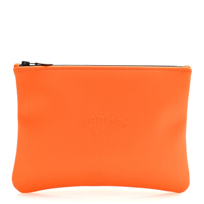 Hermes Neoprene Neobain Medium Case Orange 1 of 7