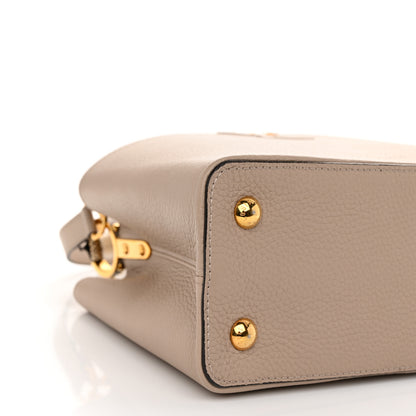 Louis Vuitton Taurillon Ayers Capucines PM Galet 8 of 9