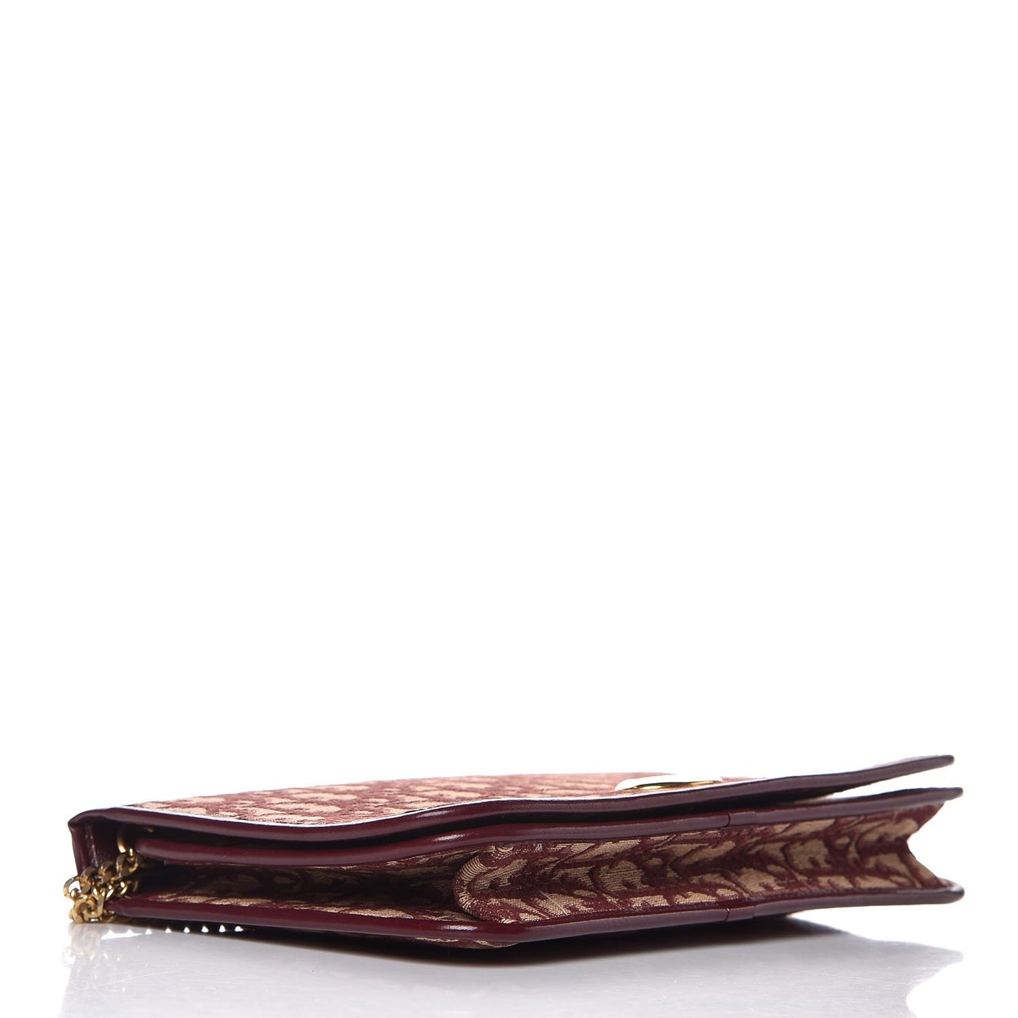 Monogram Chain Flap Burgundy