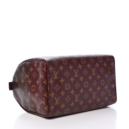 Louis Vuitton Monogram Mirage Speedy 30 Bordeaux 3 of 9