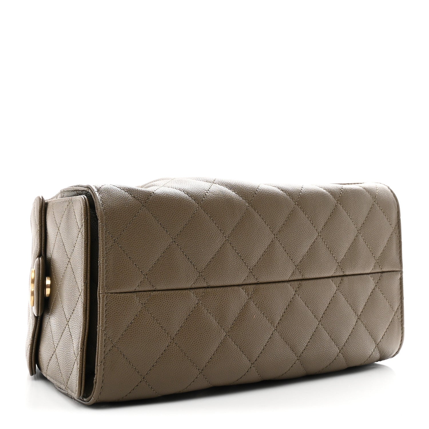 Chanel Caviar Quilted Small Chanel 25 Handbag Dark Khaki 4 of 11