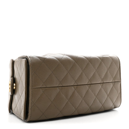 Chanel Caviar Quilted Small Chanel 25 Handbag Dark Khaki 4 of 11