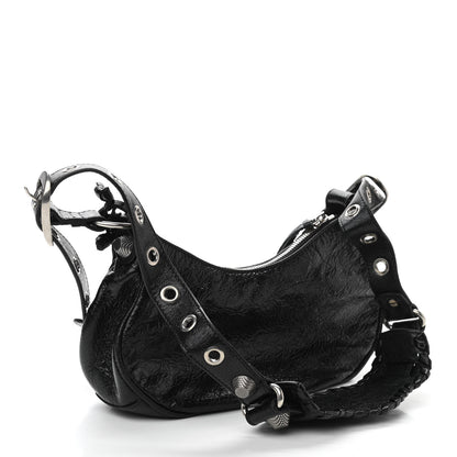 Balenciaga Agneau Arena Le Cagole Shoulder Bag XS Black 3 of 9