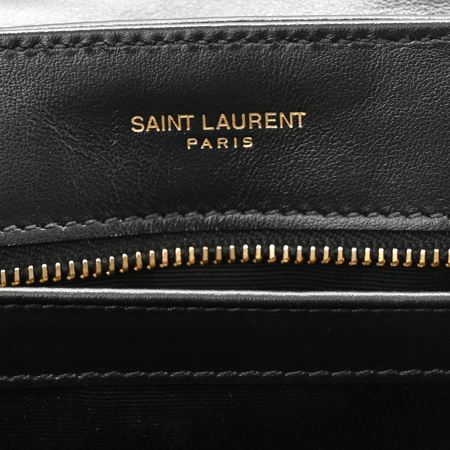 Saint Laurent Calfskin Y Quilted Monogram Toy Loulou Crossbody Bag Black 6 of 12