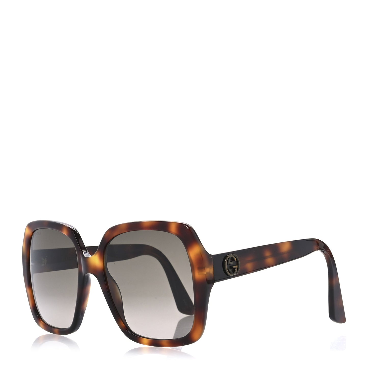 Acetate Square Frame GG0096S Sunglasses Tortoise
