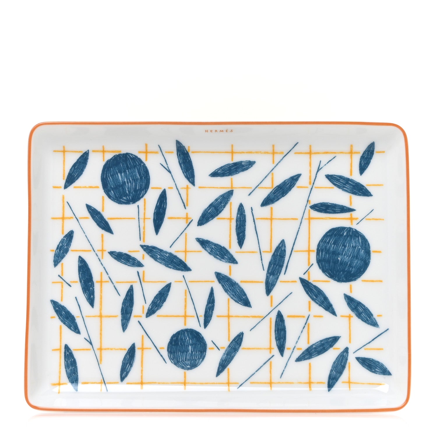 Hermes Porcelain Small A Walk In The Garden Tray 1 of 3