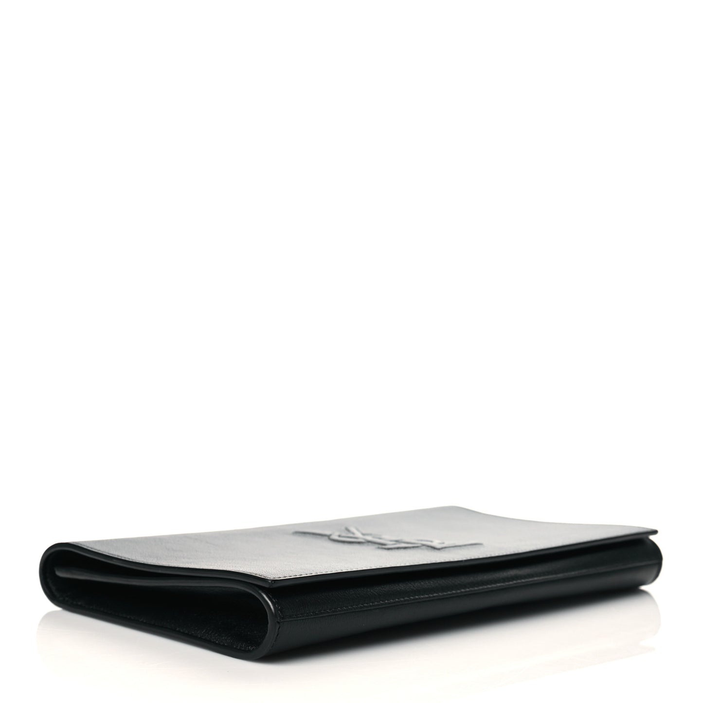 Calfskin Monogram Large Belle De Jour Clutch Black