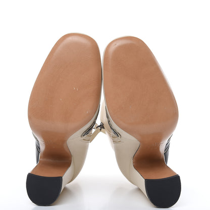 Valentino Garavani Calfskin Panther 110mm Ankle Boots 36 Light Ivory 6 of 13