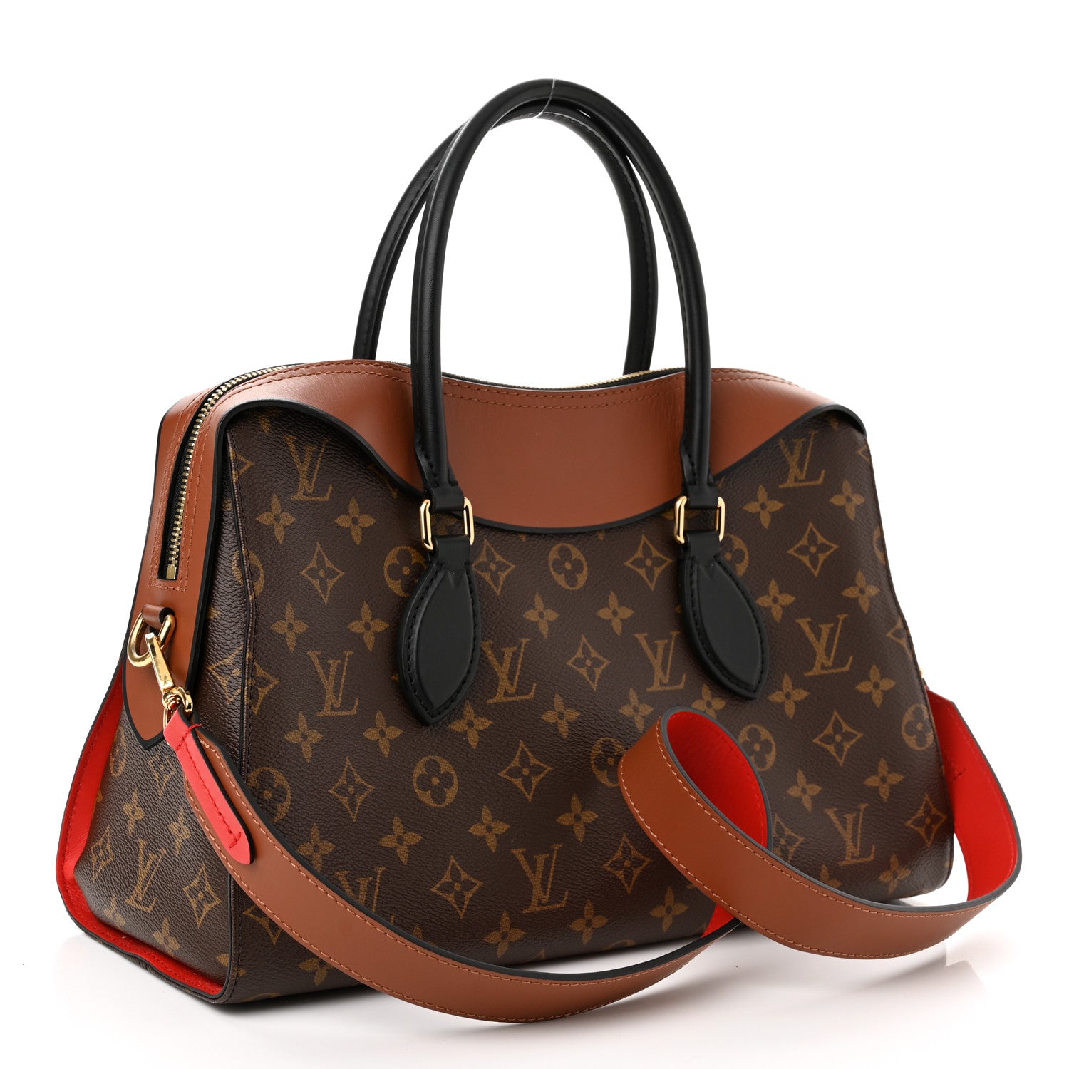 Louis Vuitton Monogram Tuileries Caramel Rouge 2 of 10