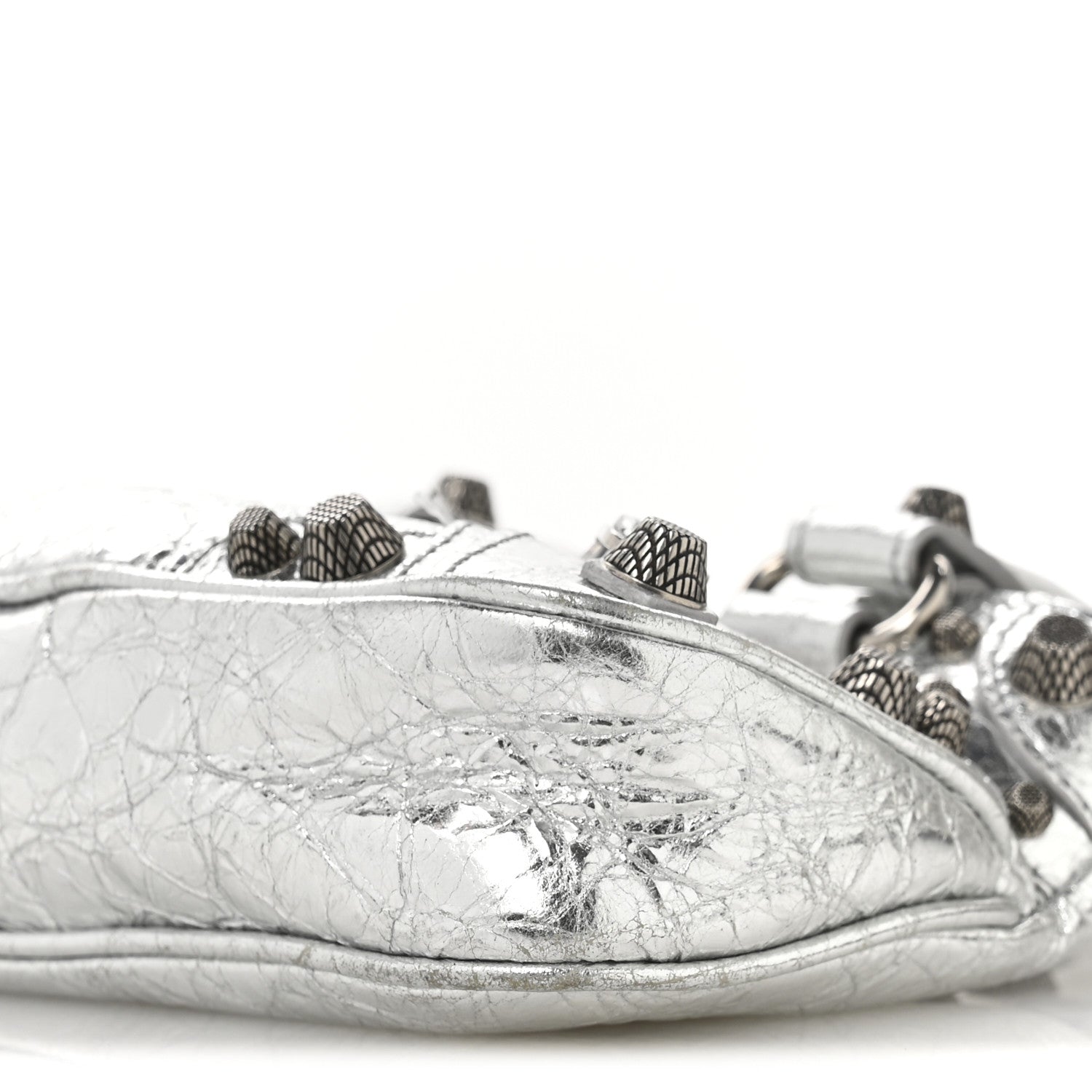 Balenciaga Agneau Arena Neo Cagole Mini Handbag Silver 11 of 11