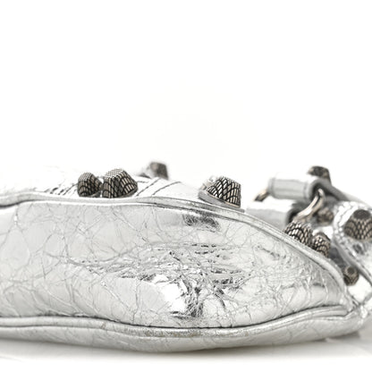 Balenciaga Agneau Arena Neo Cagole Mini Handbag Silver 11 of 11