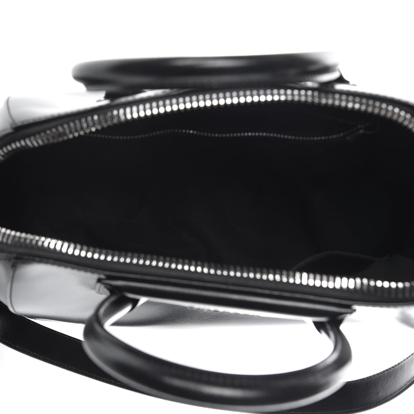 Shiny Lord Calfskin Medium Antigona Black