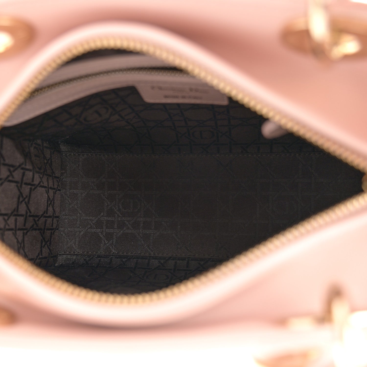 Christian Dior Lambskin Cannage Medium Lady Dior Light Pink 5 of 11