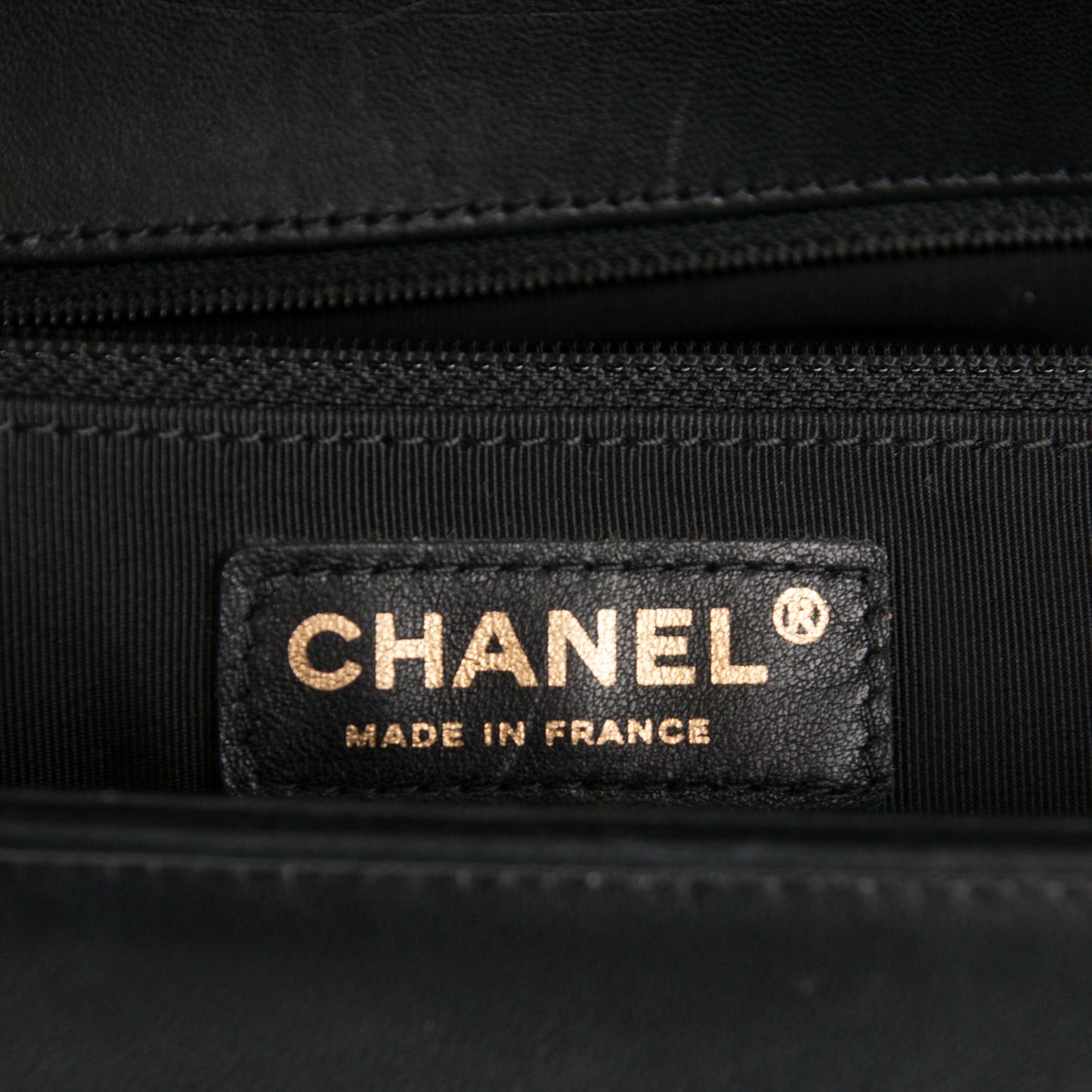 Lambskin Quilted New Medium Boy Flap Black
