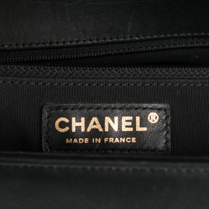 Chanel Lambskin Quilted New Medium Boy Flap Black 7 of 8