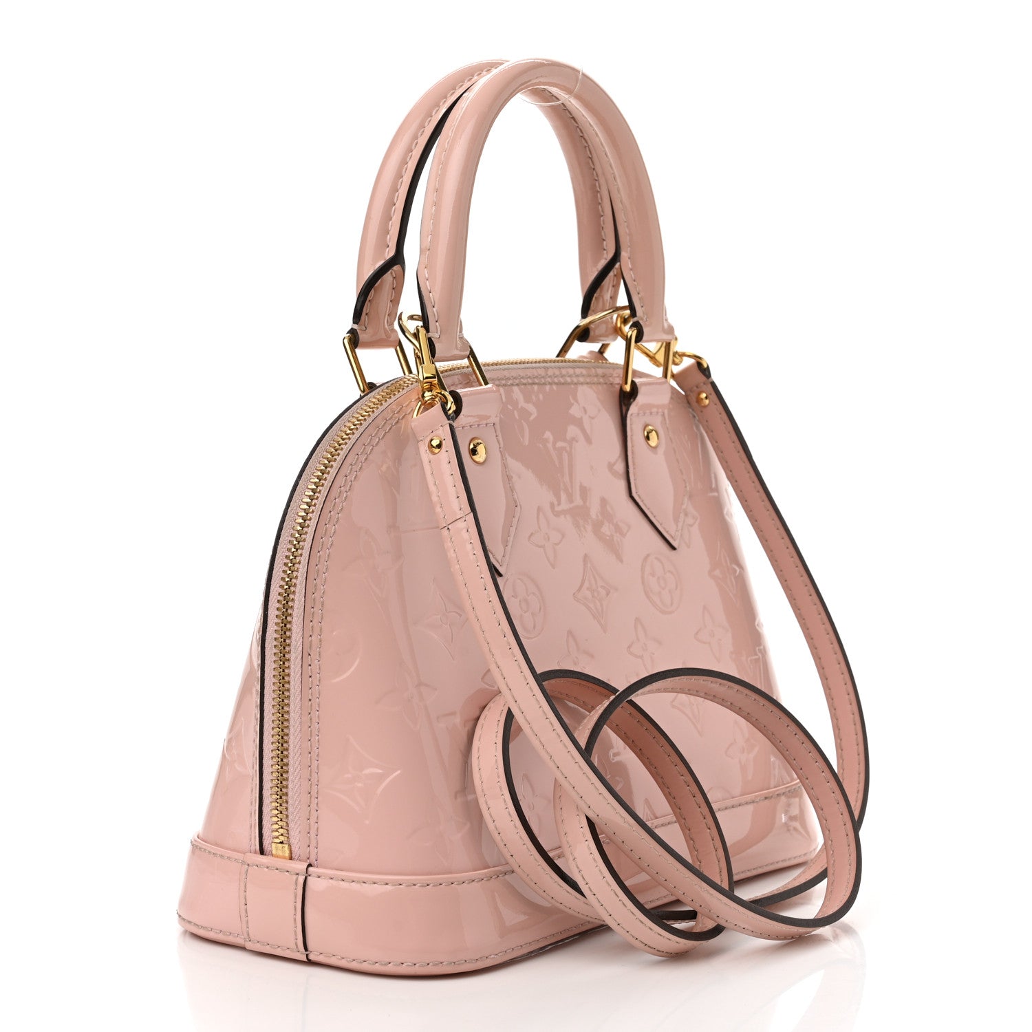 Louis Vuitton Vernis Alma BB Rose Ballerine 3 of 9