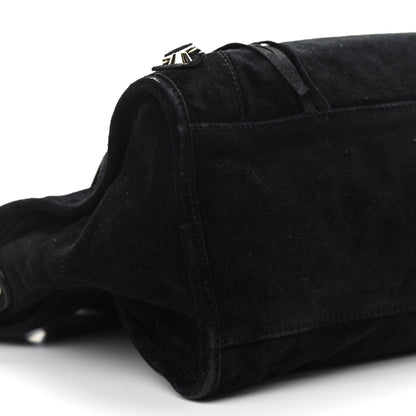 Balenciaga Baby Daim Suede Classic Silver Hardware City Black 9 of 16
